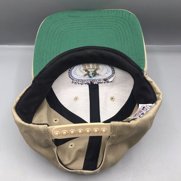 Vintage Reagan Library Air Force One Navy Snapback Hat Cap Made In The USA - Picture 5 of 6